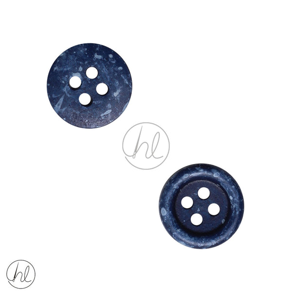 WOODEN BUTTONS MED (NAVY) (16MM)