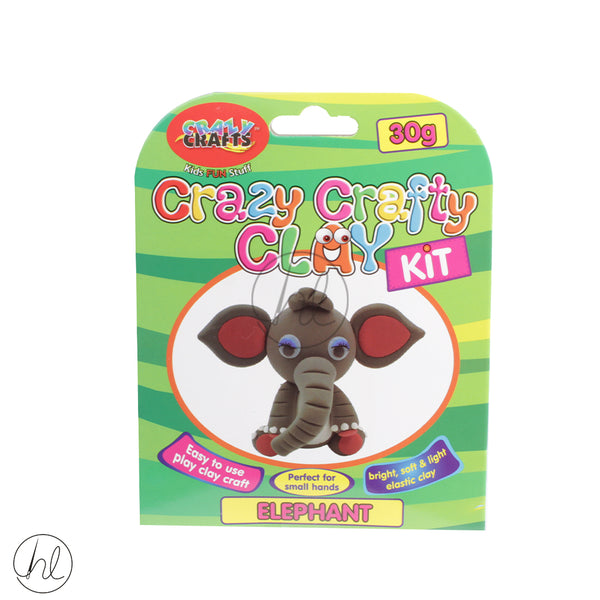 CRAZY CRAFT CLAY KIT ELEPHANT CK30