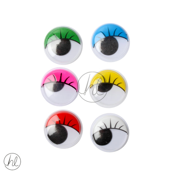 PASTE ON EYES WITH LASHES (20 PER PACK)  M369