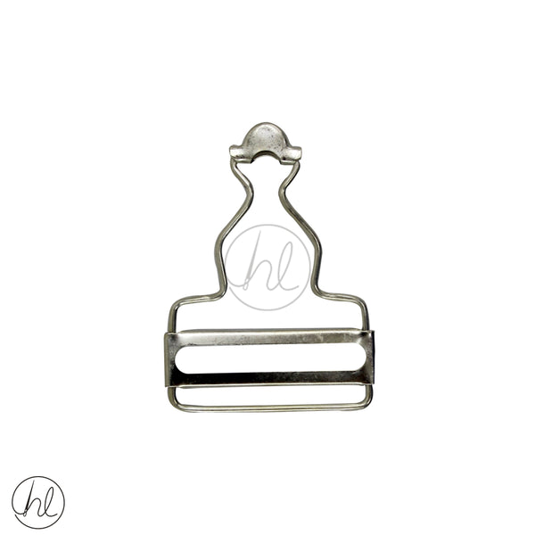 DUNGAREE CLIPS (38MM) SILVER