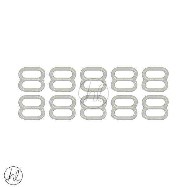 UNDERWEAR ACCESSORIES SLIDERS (10 P/PACK) (WHITE) (8MM)