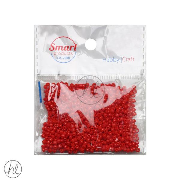 AFRICAN BEADS (RED) (SIZE 6)