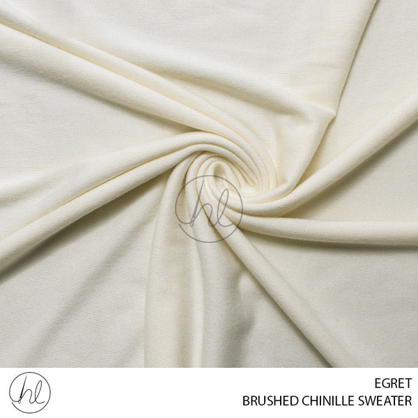 BRUSHED CHENILLE SWEATER (DESIGN 03) EGRET 51 (150CM) PER M