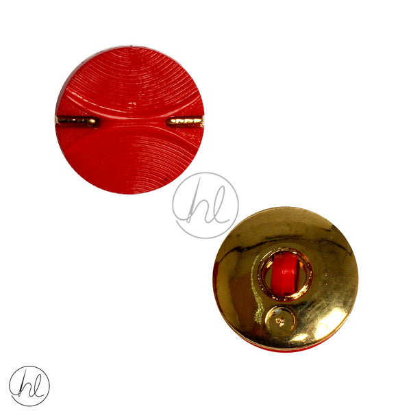 BUTTONS FANCY DUBAI (RED AND GOLD) PHO2610 (18MM)