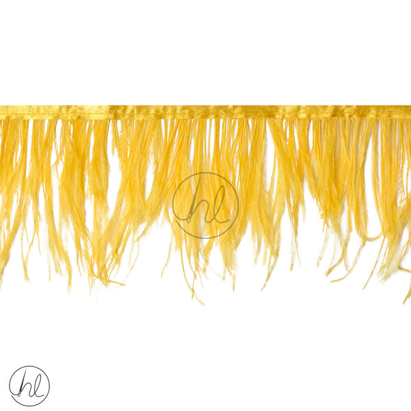 OSTRICH FEATHERS (YELLOW) (HW) PER M
