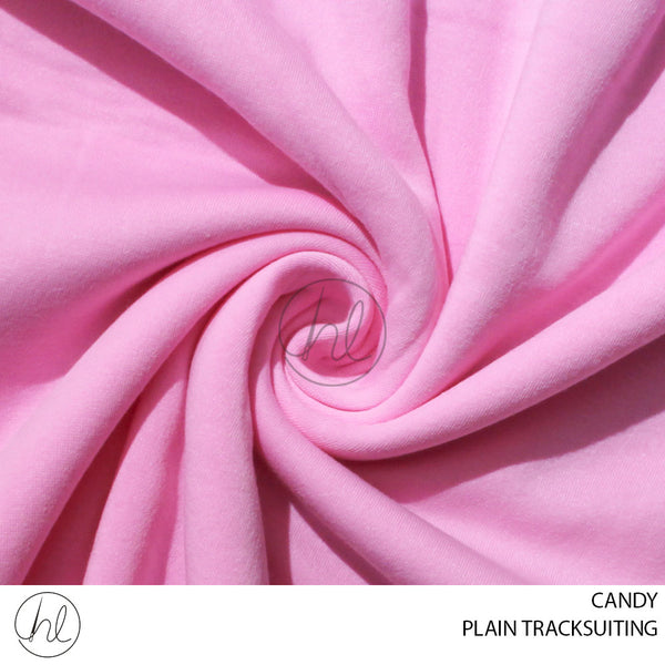 PLAIN TRACKSUITING (51) (PER M) (CANDY)	(150CM WIDE)