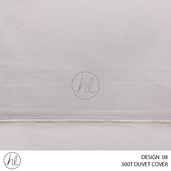 300T PERCALE DUVET COVER (INCLUDING 2 PILLOW CASES)