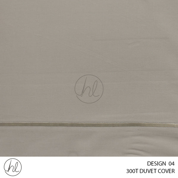 300T PERCALE DUVET COVER (INCLUDING 2 PILLOW CASES)