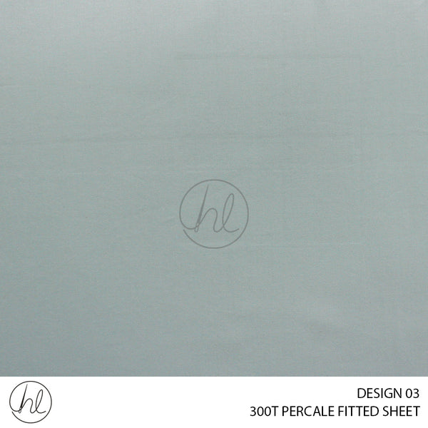 300T PERCALE FITTED SHEET (DESIGN 03)