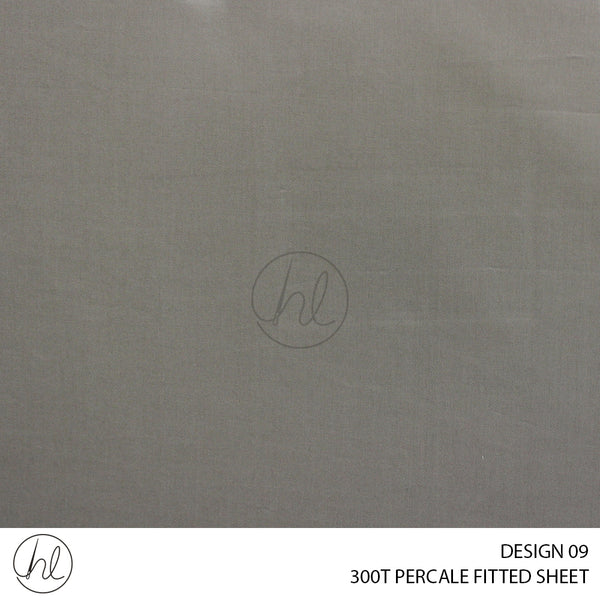 300T PERCALE FITTED SHEET (DESIGN 09)