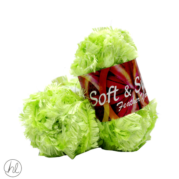 SOFT & SWEET FEATHER YARN (50G) LIME