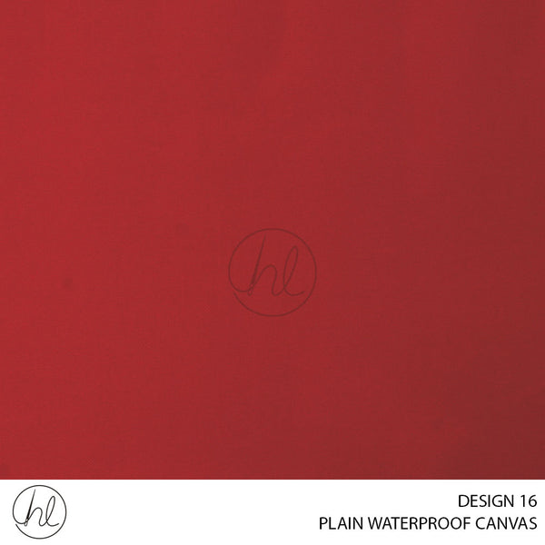 PLAIN PVC CANVAS (DESIGN 16) (150CM) (PER M) RED