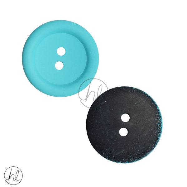 PLAIN BUTTONS (TURQUOISE) A8731 (23MM)