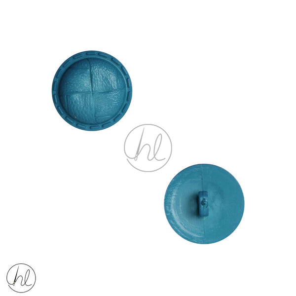 PLAIN BUTTONS (MOROCCAN BLUE) N2016	(20MM)