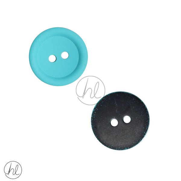 PLAIN BUTTONS (TURQUOISE) A8731 (18MM)