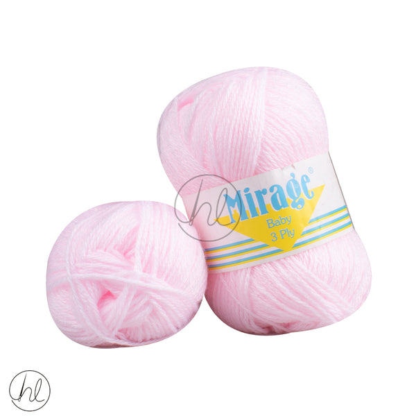 MIRAGE BABY 3PLY 25G PINK