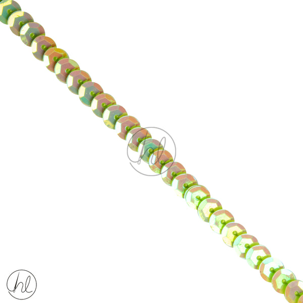 SEQUINS SEQ-1 LIME (6MM WIDE) P/METER