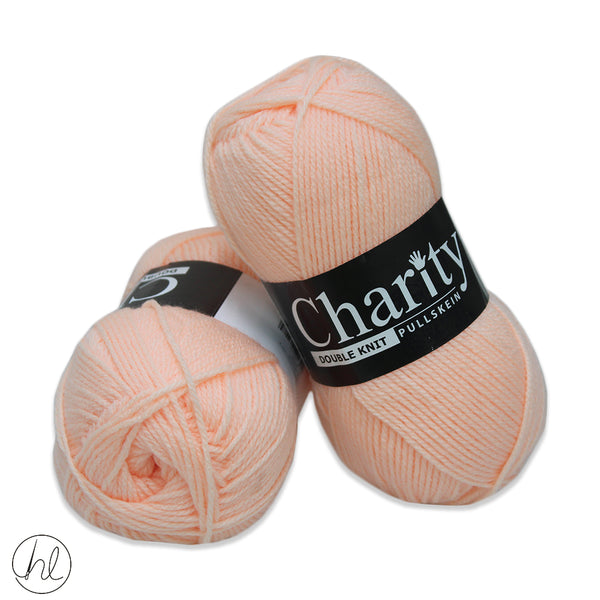 CHARITY PULLSKEIN DOUBLE KNIT 100G APRICOT
