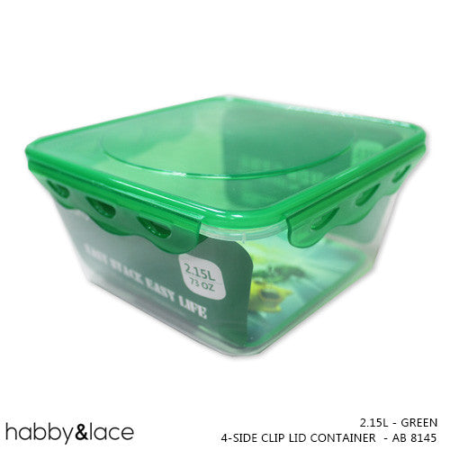 4-sided-clip-lid-container-2-15l-green-ab-8145