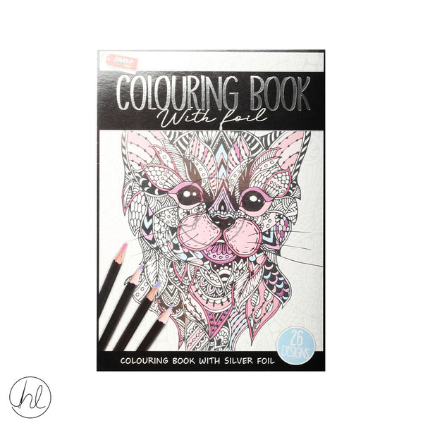 COLOURING-IN AF BOOK (SILVER) CBA4SF