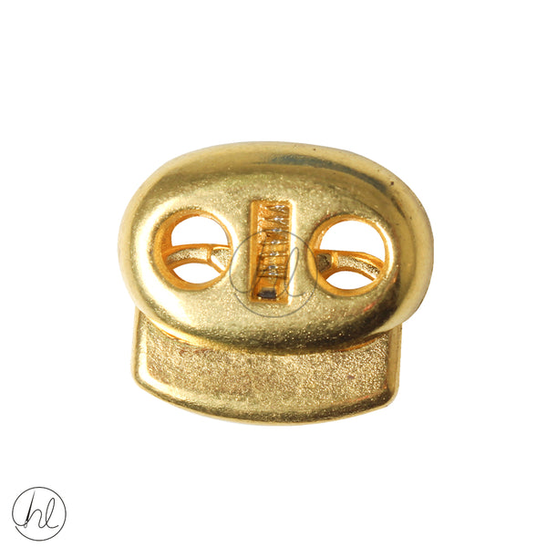 CORD END FLAT SMALL GOLD 033-652 (20MM)