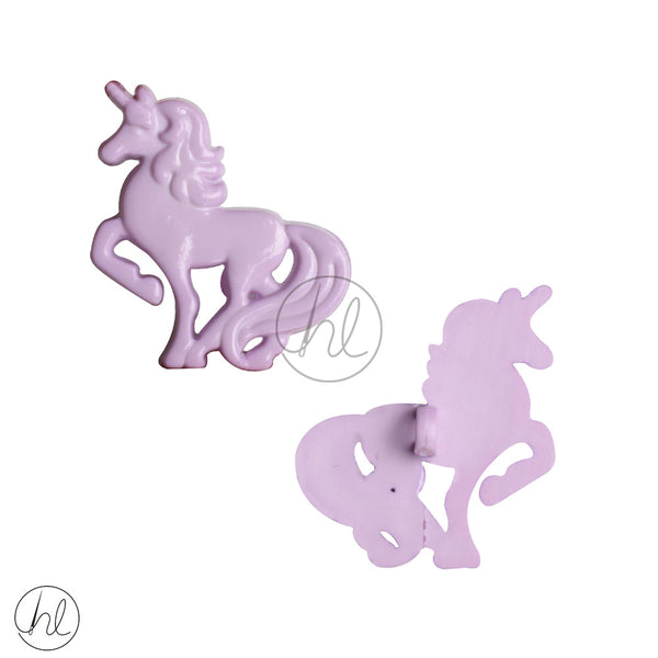 BABY BUTTONS (30MM) (LILAC) UNICORN