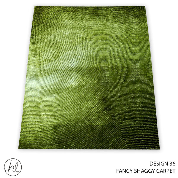 FANCY SHAGGY CARPET (160X230) (DESIGN 36)