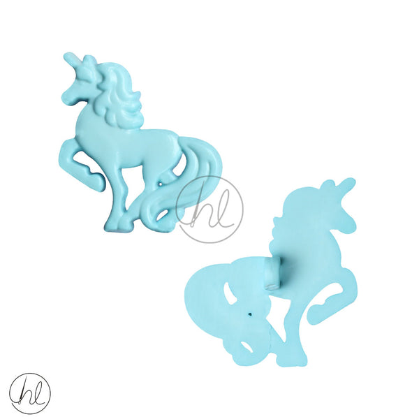 BABY BUTTONS (30MM) (BABY BLUE) UNICORN
