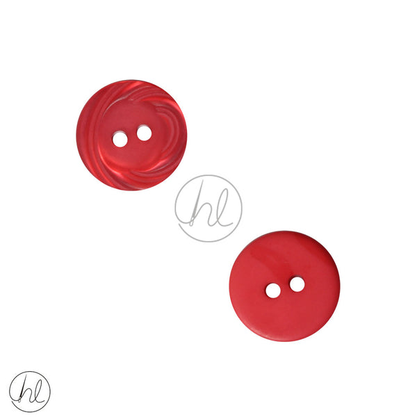 FANCY BUTTONS (RED) (15MM) A6774-24