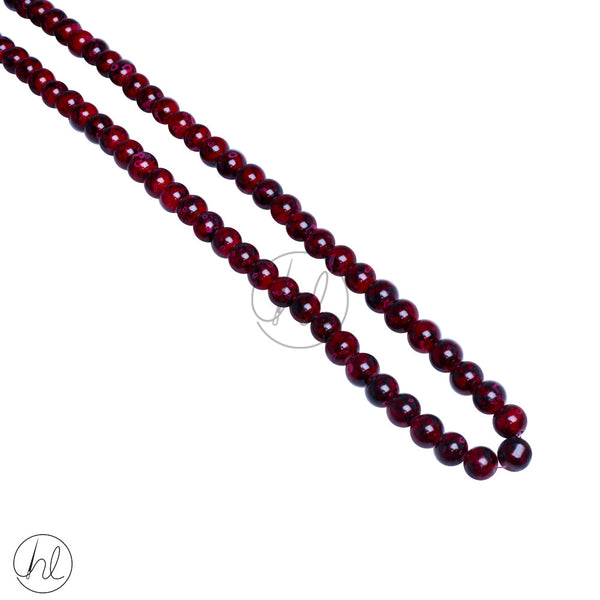 PEARL STRING (CLARET MARBLE)