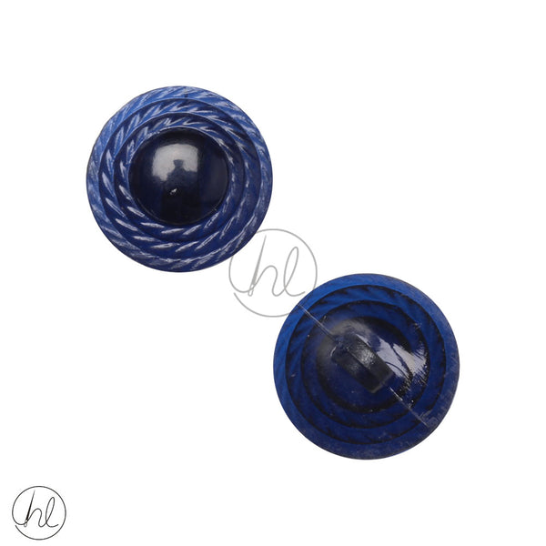 PLAIN BUTTONS (NAVY) (15MM) 3007