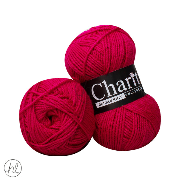 CHARITY PULLSKEIN DOUBLE KNIT 100G CRANBERRY 283