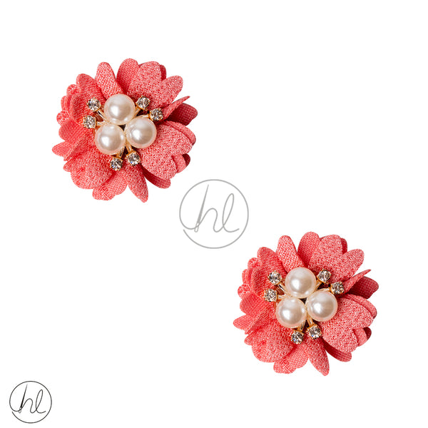 FANCY FLOWER 2 PER PACK 3DF18 CORAL