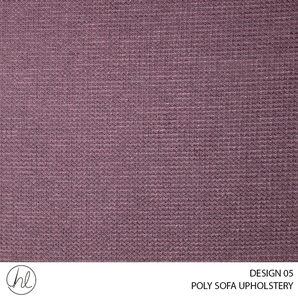 POLY SOFA UPHOLSTERY (DESIGN 05) (140CM) (PER M) PLUM (BUY 20M OR MORE FOR R39.99)
