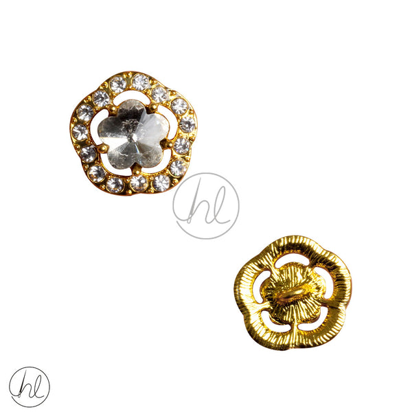 BUTTONS DIAMANTE (GOLD)	 (17MM) AS1224