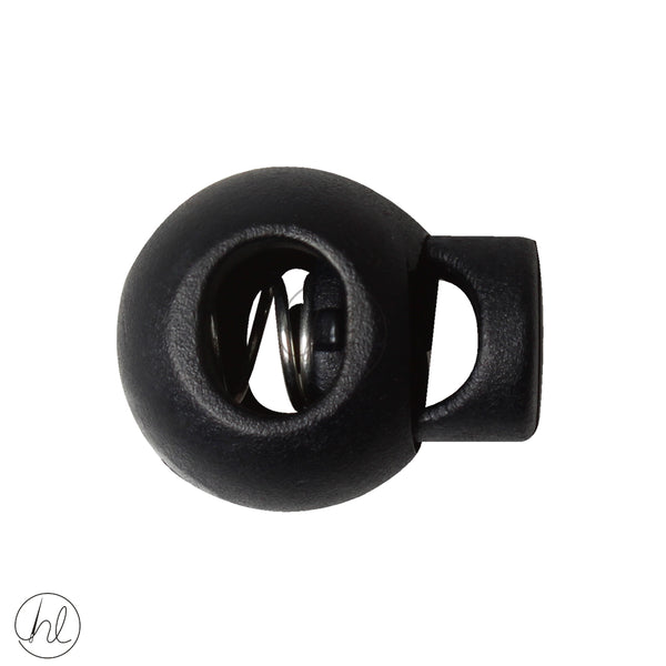 CORD END BLACK 033-114 SMALL (18MM)
