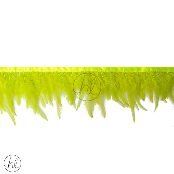FEATHERS NEON GREEN COLOUR 16 P/METER