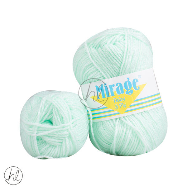 MIRAGE BABY 3PLY 25G MINT