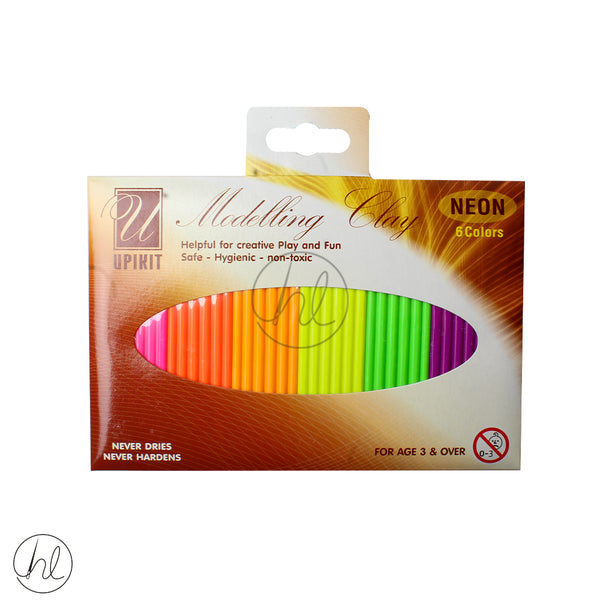 MOLDING CLAY NEON FLAT ASSORTED SK-1100X 100G