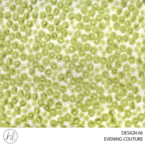 EVENING COUTURE (51) (PER M) (DESIGN 06) (GREEN) (COLLECTION 10)