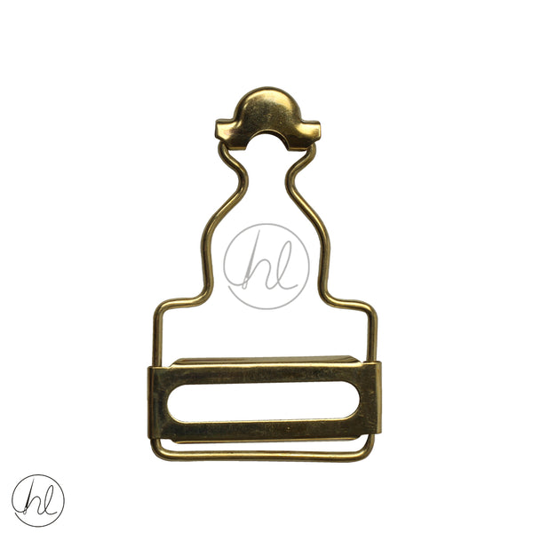 BUCKLES DUNGAREE CLIPS GOLD (2 P-PACK) (53MMX33MM) (HH)