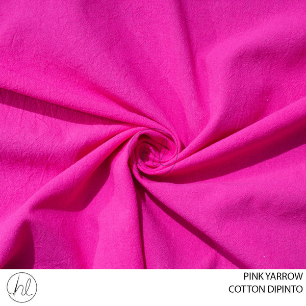 COTTON DIPINTO (51) (PER METER) (PINK YARROW) (150CM WIDE)