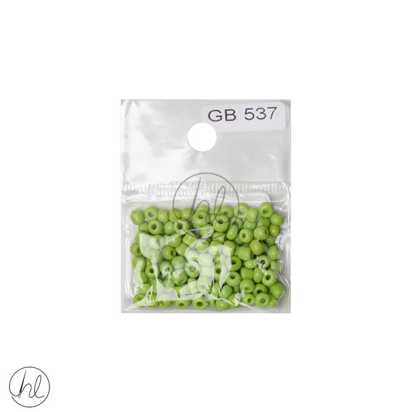 GLASS BEADS (LIGHT GREEN) (GB537)