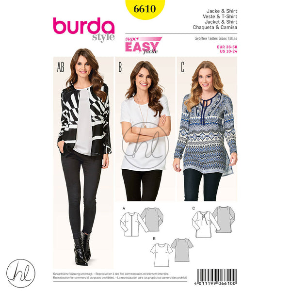 BURDA PATTERN (6610)