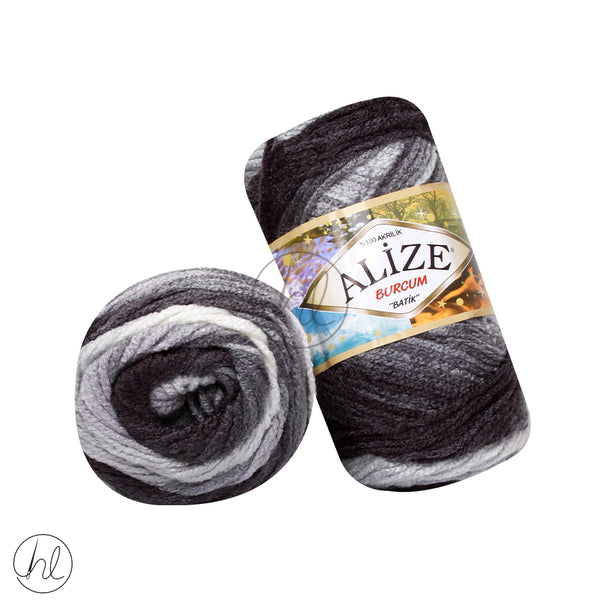 ALIZE BURCUM BATIK 100G GREY 1900