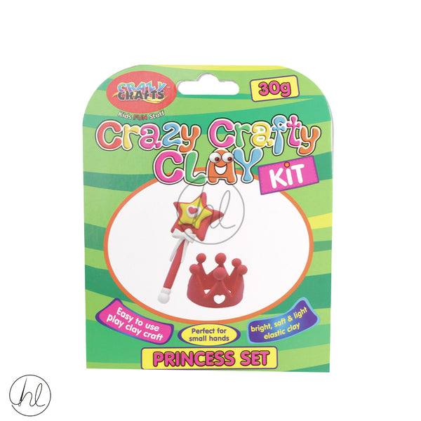 CRAZY CRAFT CLAY KIT PRINCESS SET CK30