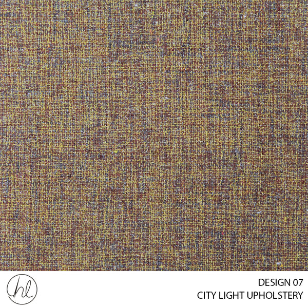 CITY LIGHT UPHOLSTERY (DESIGN 07) (140CM WIDE)(PER M) LIGHT GOLD 17