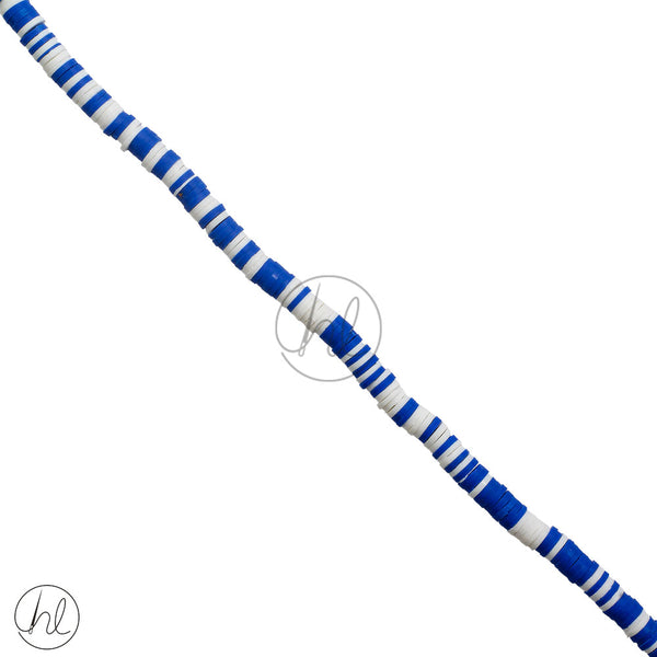 BEADS STRING PLASTIC SML (BLUE AND WHITE)