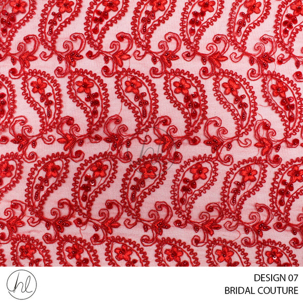 BRIDAL COUTURE (51) (PER M) (DESIGN 07) (RED) (COLLECTION 03)