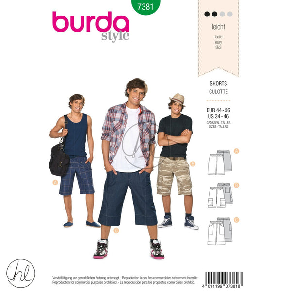 BURDA PATTERN (7381)